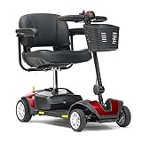 Livewell Jaunt 4mph Portable Travel Car Boot Mobility Scooter (Red)
