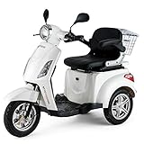 VELECO ZT15 3 Wheeled ELECTRIC MOBILITY SCOOTER 900W (White)